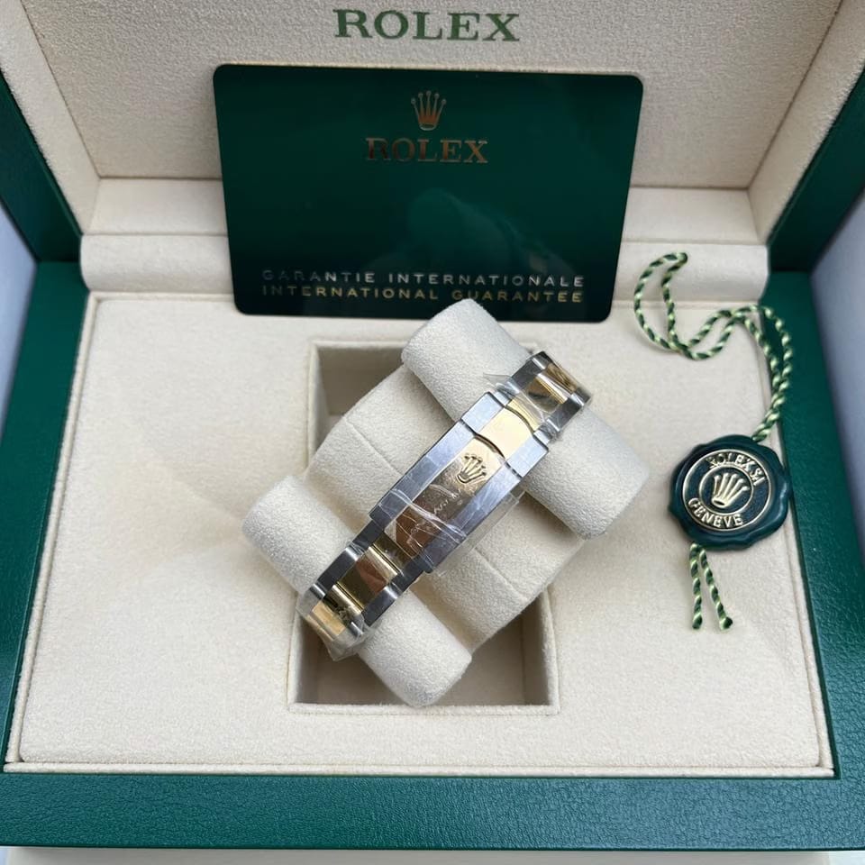 Rolex | Datejust | 278383RBR GREY ROMAN OYS | Yellow gold | 31 mm | Gold/Steel | Grey | Automatic