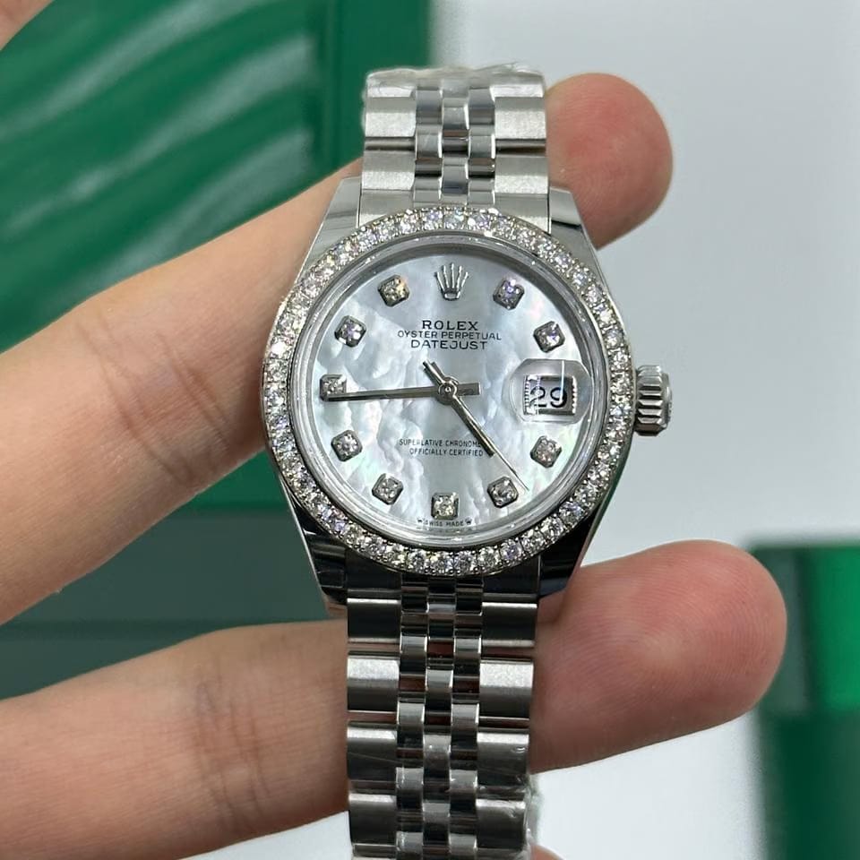 Rolex | Datejust | 279384RBR NG WHITE JUB | Steel | 28 mm | Steel | Mother of pearl | Automatic