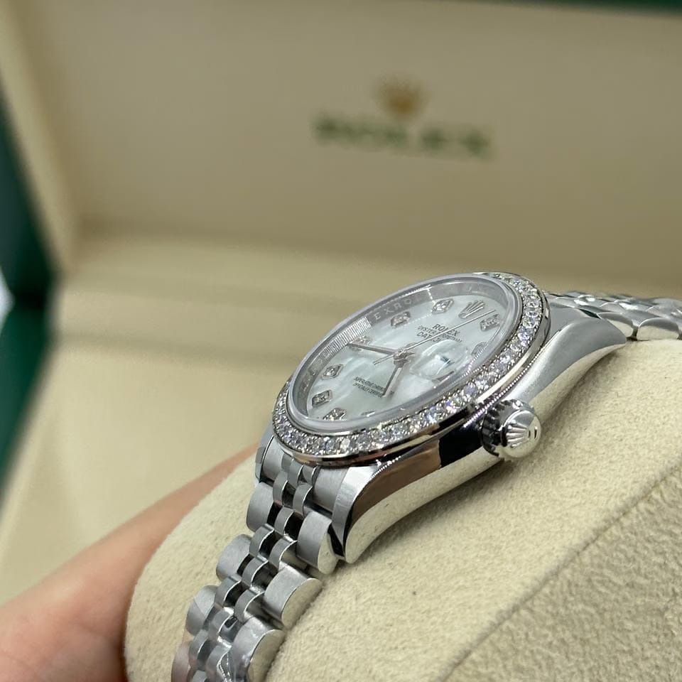 Rolex | Datejust | 279384RBR NG WHITE JUB | Steel | 28 mm | Steel | Mother of pearl | Automatic