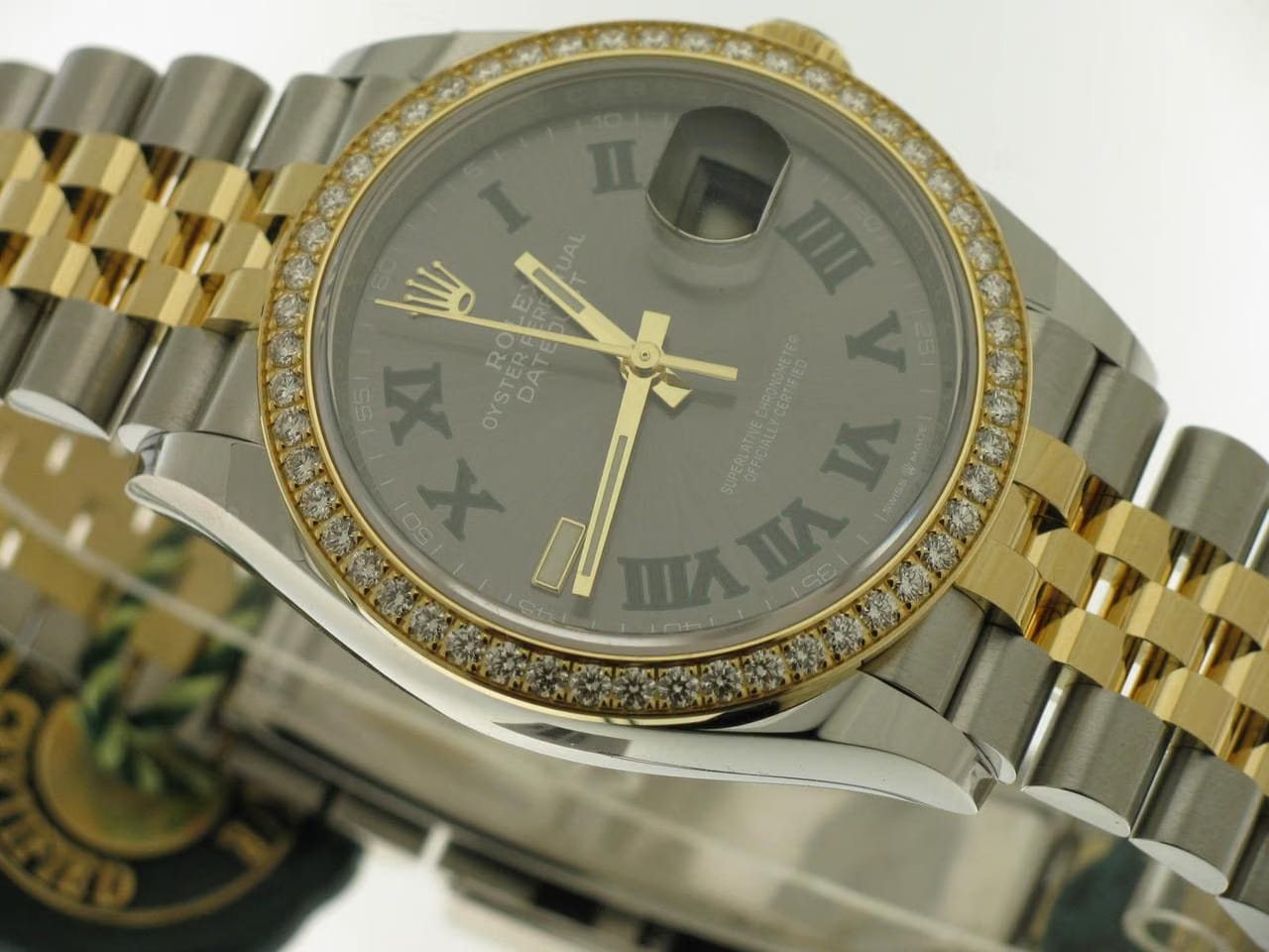Rolex | Datejust | 126283RBR-0021 | Gold/Steel | 36 x 44 mm | Gold/Steel | Grey | Automatic