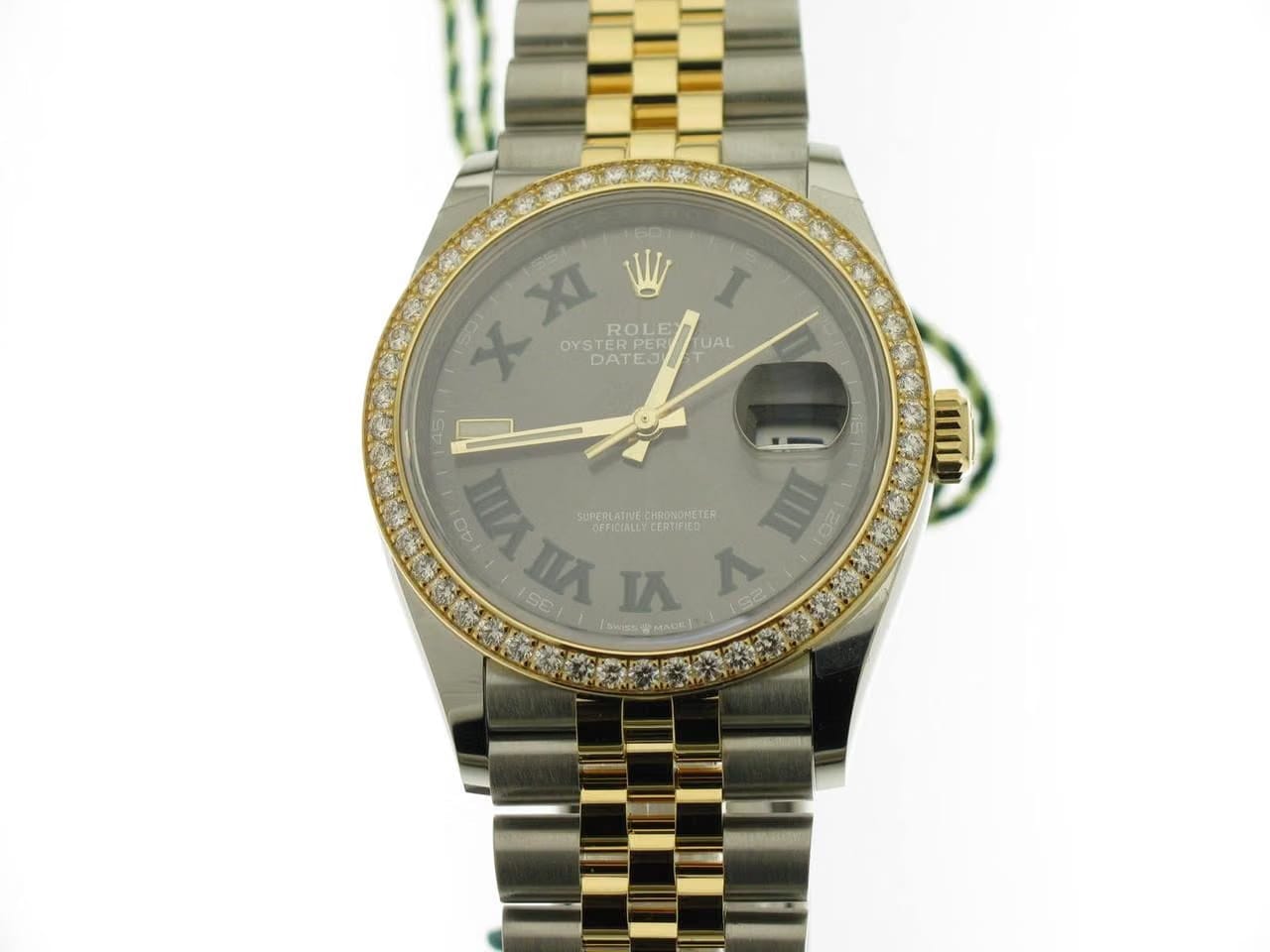 Rolex | Datejust | 126283RBR-0021 | Gold/Steel | 36 x 44 mm | Gold/Steel | Grey | Automatic