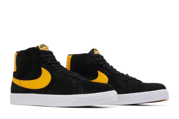 Zoom Blazer Mid SB Black University Gold