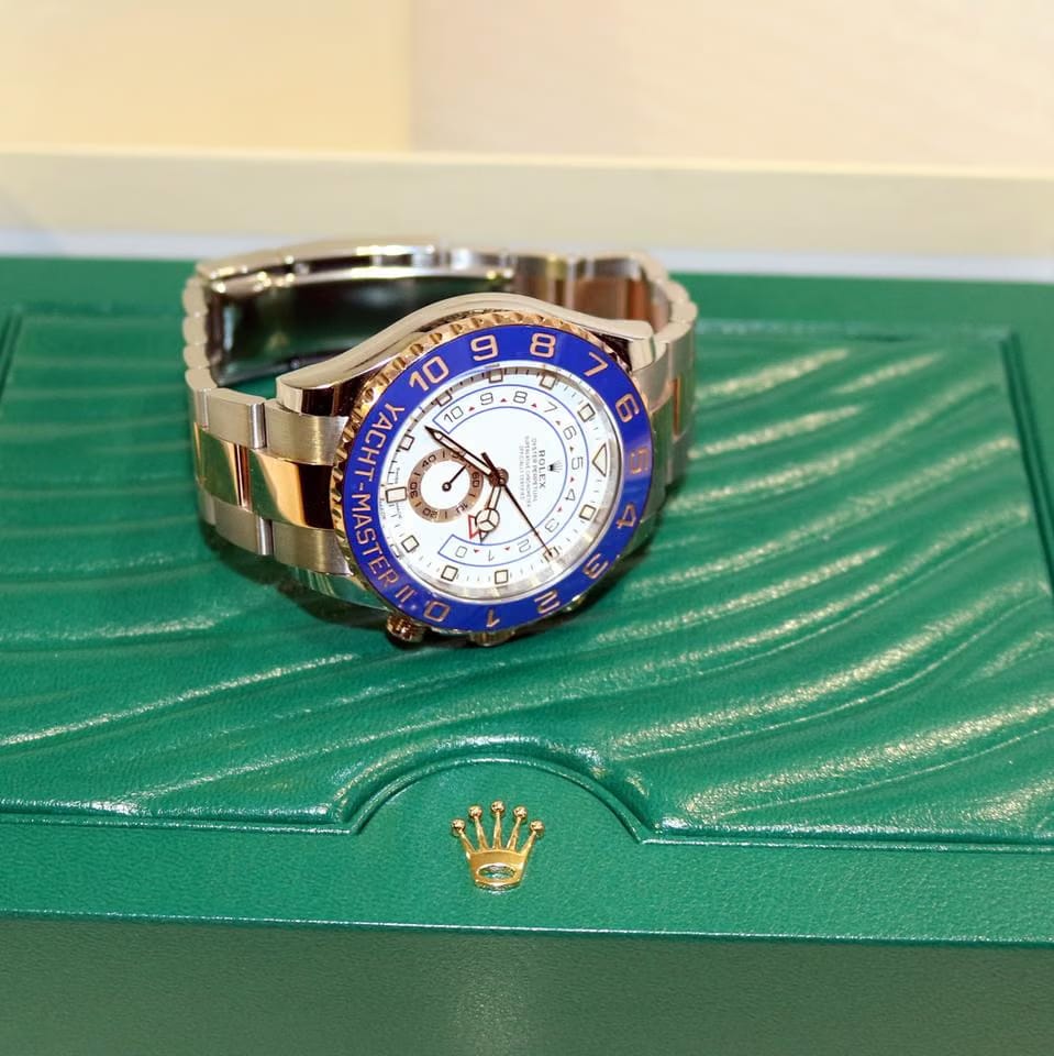 Rolex | Yacht-Master II | 116681 | 44 mm | Gold/Steel | White | Automatic