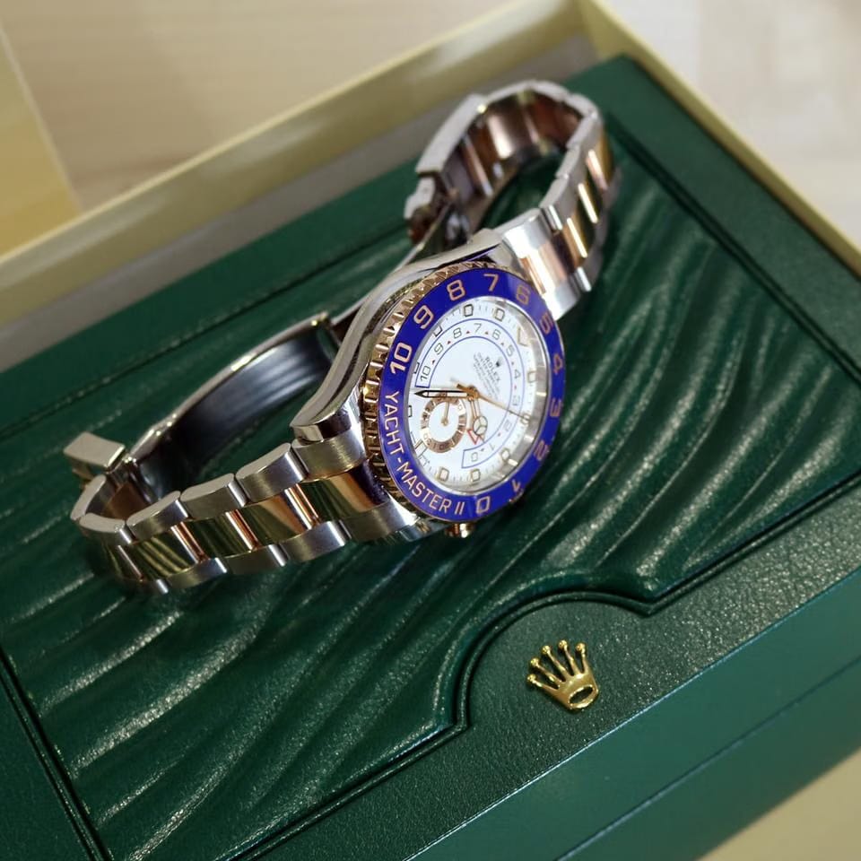 Rolex | Yacht-Master II | 116681 | 44 mm | Gold/Steel | White | Automatic