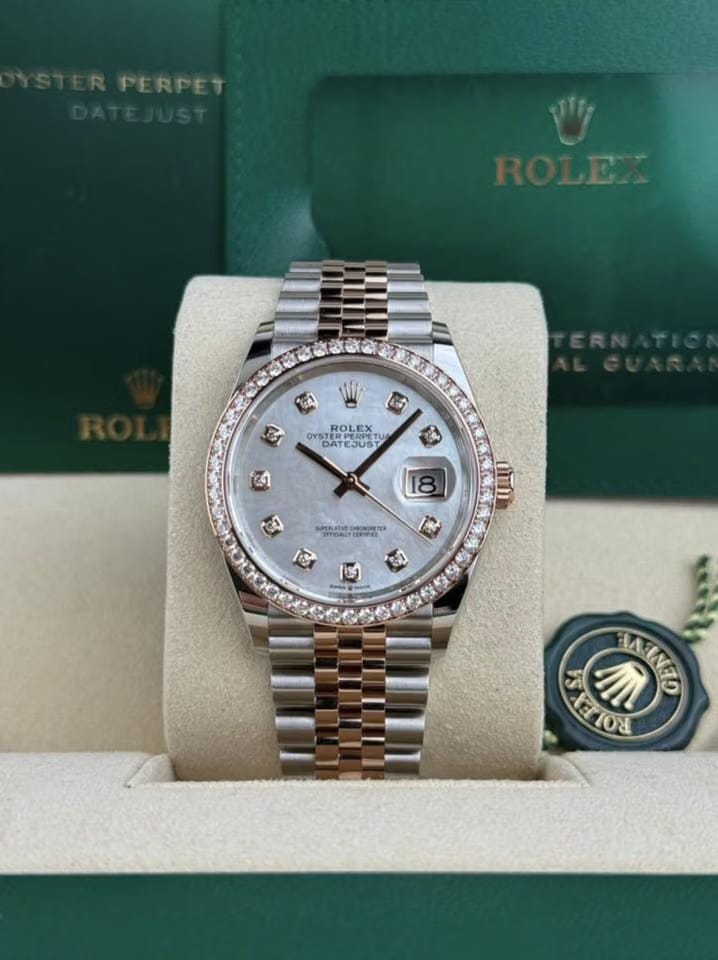 Rolex | Datejust | 126281RBR | Gold/Steel | 36 x 44 mm | Gold/Steel | Mother of pearl | Automatic
