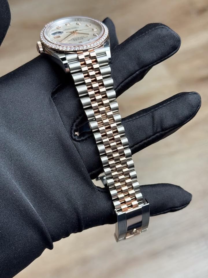 Rolex | Datejust | 126281RBR | Gold/Steel | 36 x 44 mm | Gold/Steel | Mother of pearl | Automatic