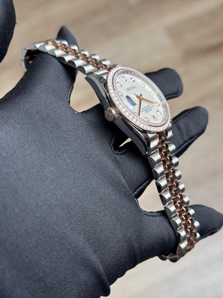 Rolex | Datejust | 126281RBR | Gold/Steel | 36 x 44 mm | Gold/Steel | Mother of pearl | Automatic