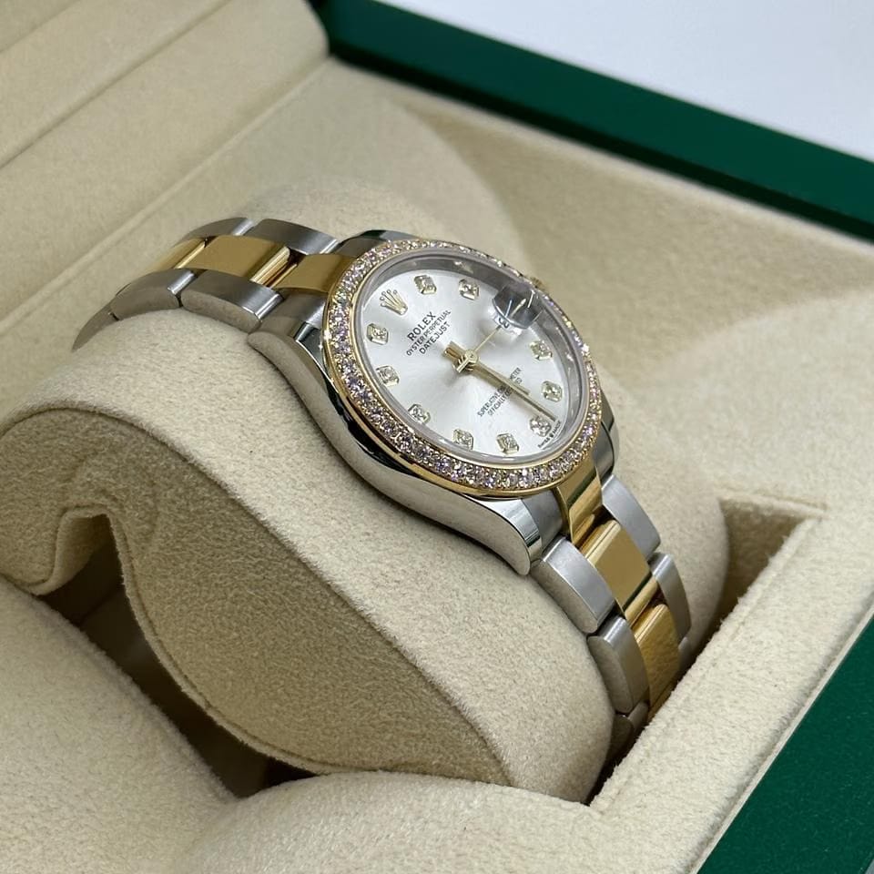 Rolex | Datejust | 278383RBR G SILVER OYS | Gold/Steel | 31 mm | Gold/Steel | Silver | Automatic