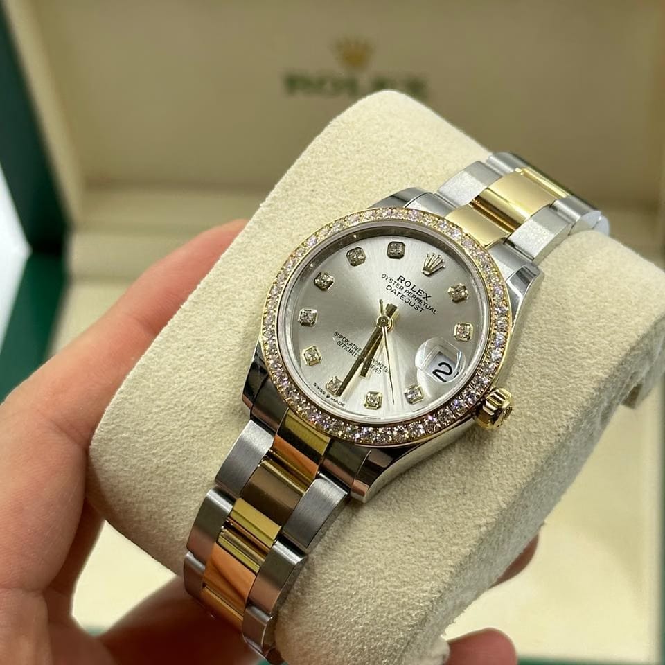 Rolex | Datejust | 278383RBR G SILVER OYS | Gold/Steel | 31 mm | Gold/Steel | Silver | Automatic