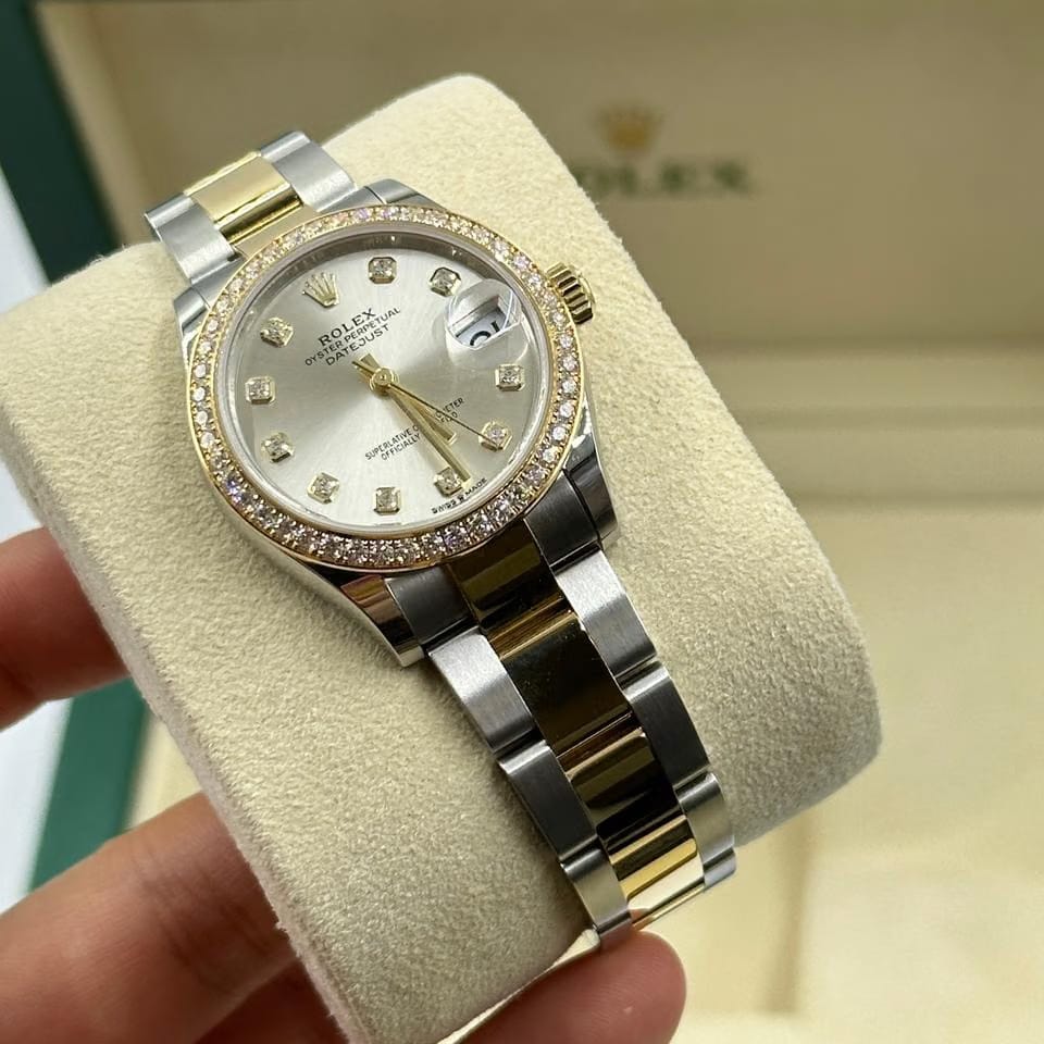 Rolex | Datejust | 278383RBR G SILVER OYS | Gold/Steel | 31 mm | Gold/Steel | Silver | Automatic