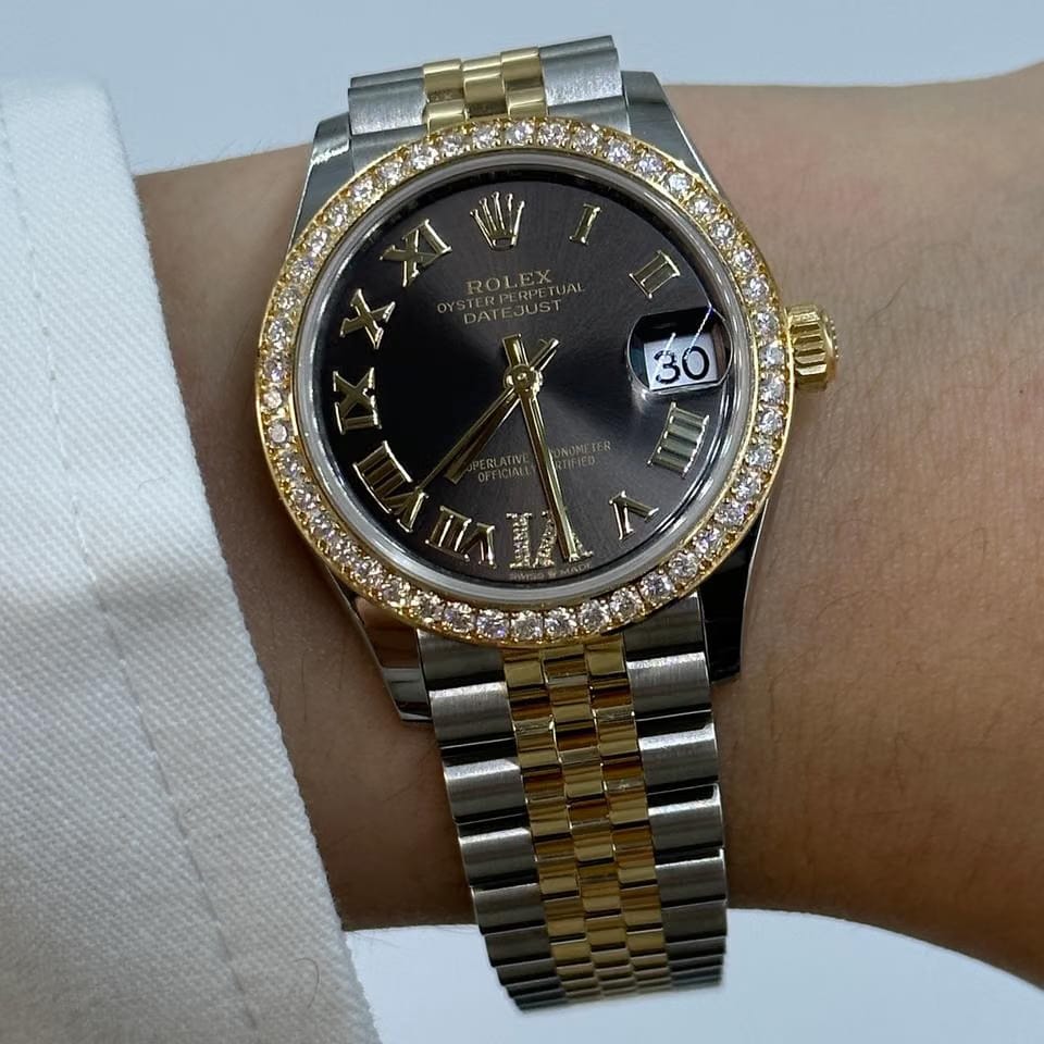 Rolex | Datejust | 278383RBR GREY ROMAN JUB | Gold/Steel | 31 mm | Gold/Steel | Grey | Automatic