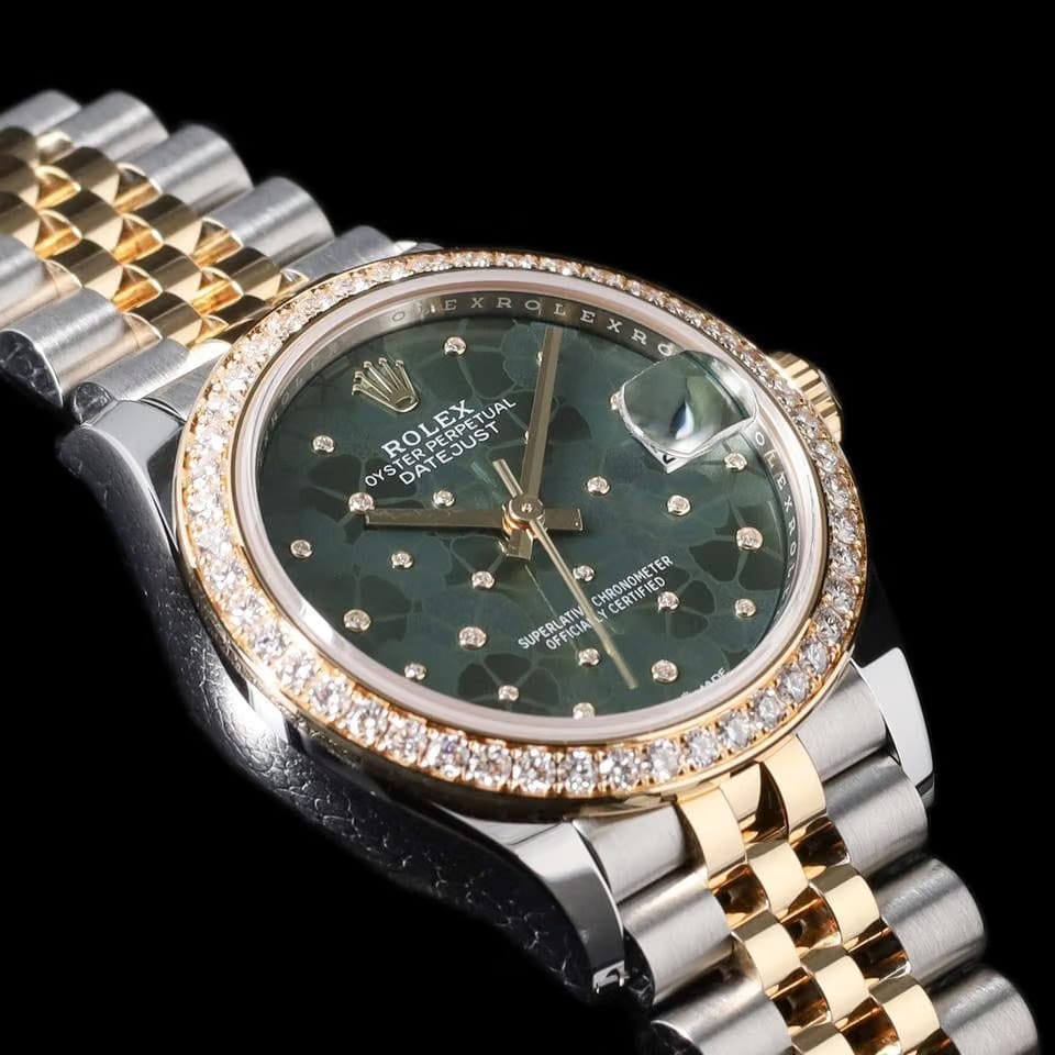 Rolex | Datejust | 278383RBR | Gold/Steel | 31 mm | Gold/Steel | Green | Automatic