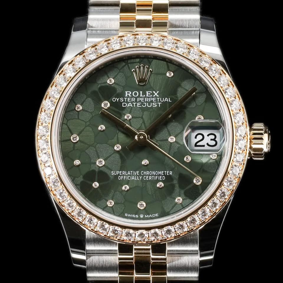 Rolex | Datejust | 278383RBR | Gold/Steel | 31 mm | Gold/Steel | Green | Automatic