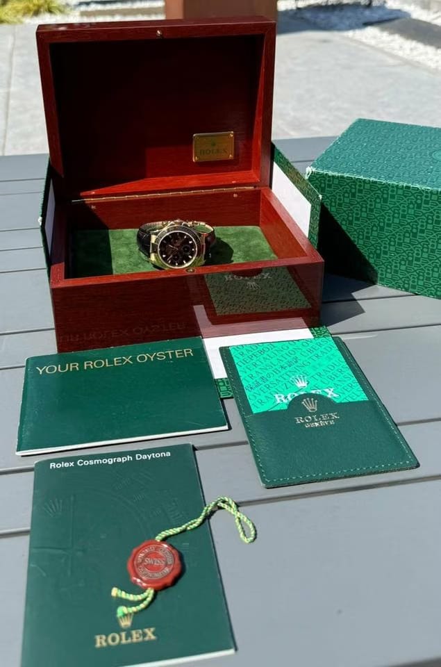 Rolex | Daytona | 116518 | 40 mm | Crocodile skin | Automatic