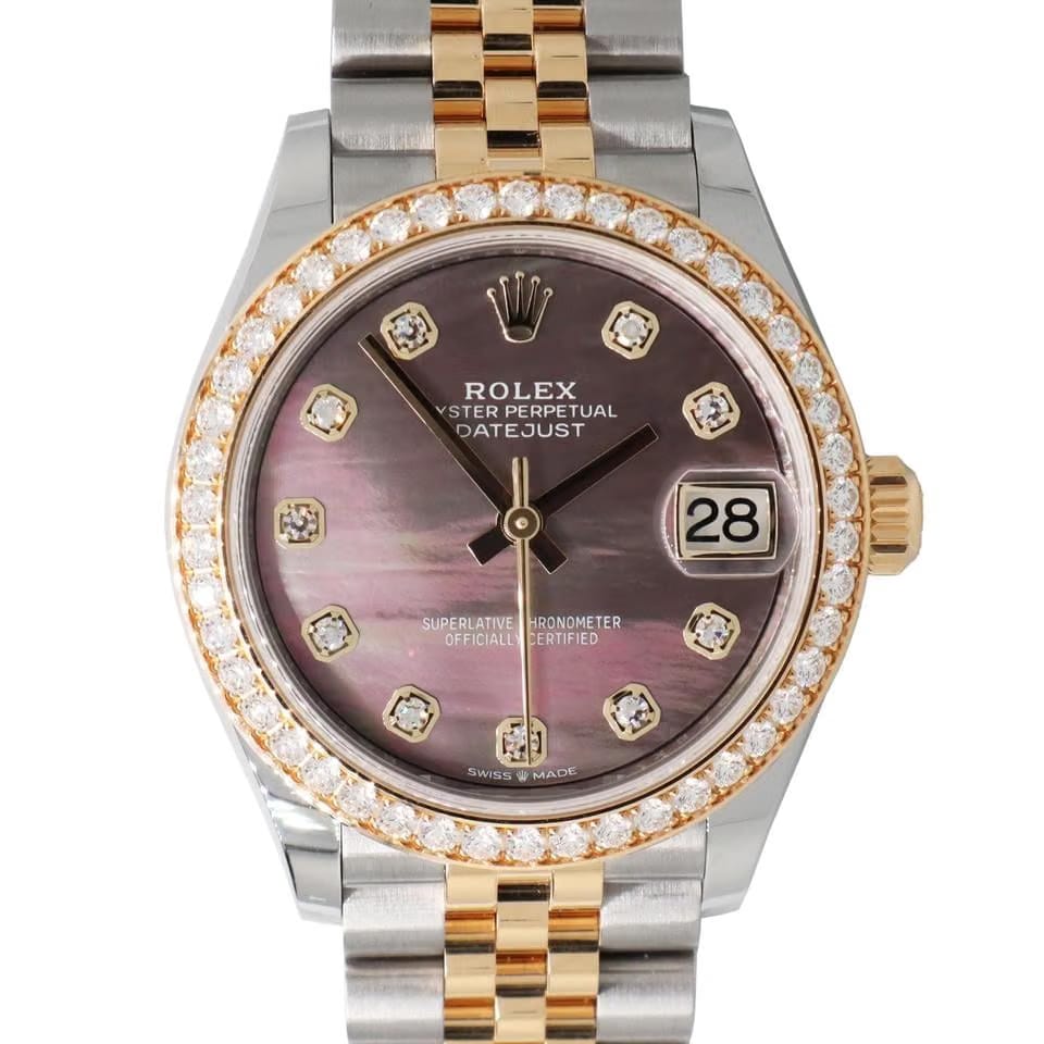 Rolex | Datejust | 278383RBR | Steel | 31 mm | Gold/Steel | Black | Automatic