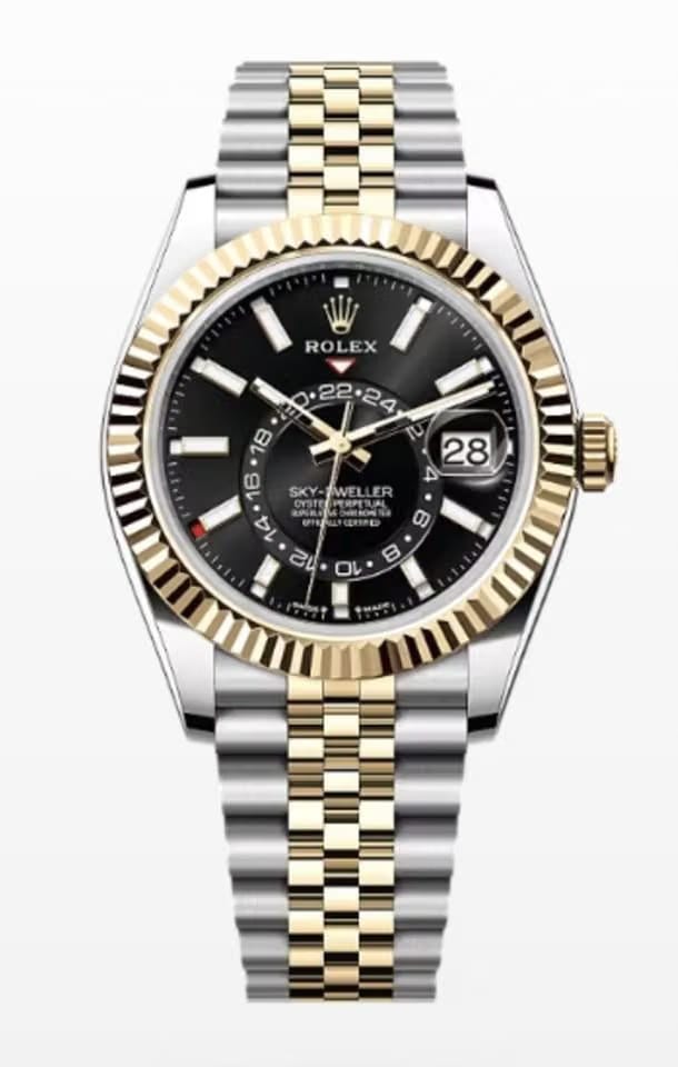 Rolex | Sky-Dweller | 336933 | 42 mm | Gold/Steel | Black | Automatic