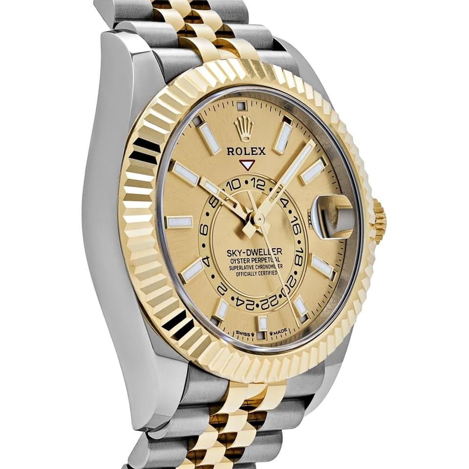 Rolex | Sky-Dweller | 336933 | Steel | 42 mm | Gold/Steel | Champagne | Automatic