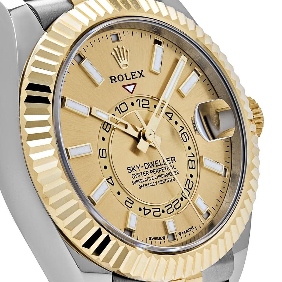 Rolex | Sky-Dweller | 336933 | Steel | 42 mm | Gold/Steel | Champagne | Automatic