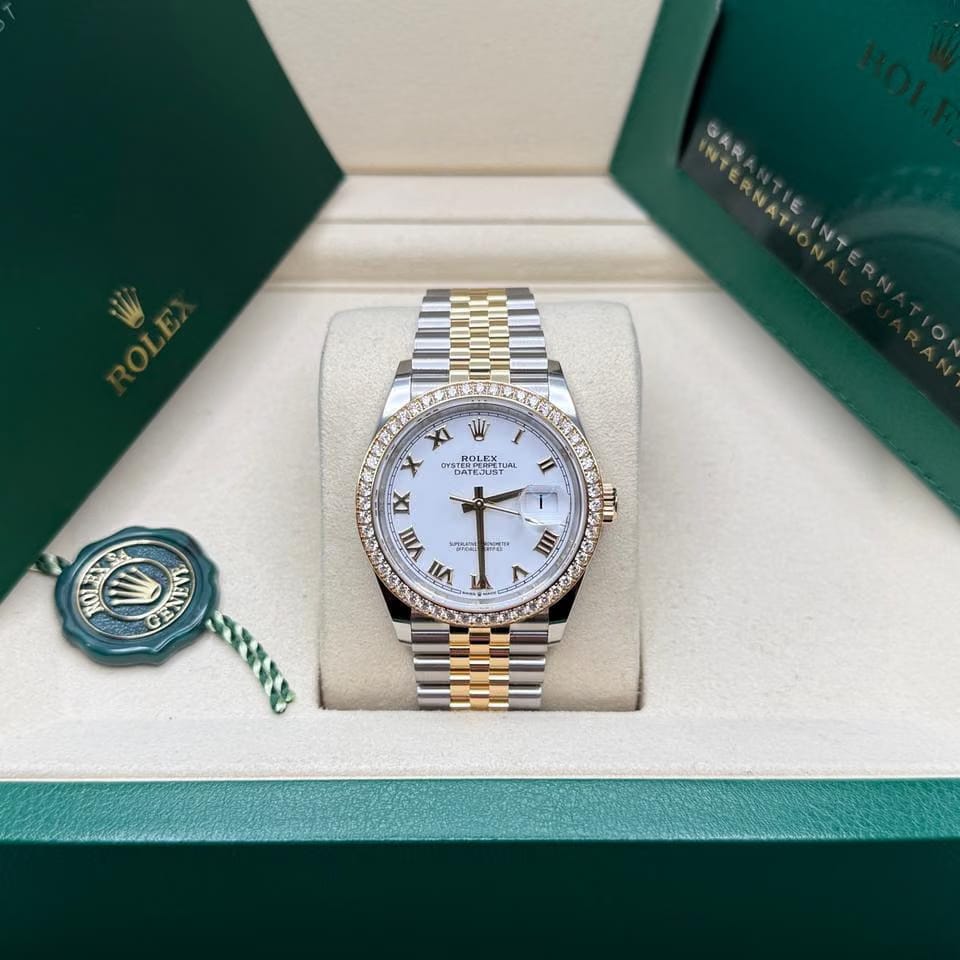 Rolex | Datejust | 126283RBR | Gold/Steel | 36 x 44 mm | Gold/Steel | White | Automatic
