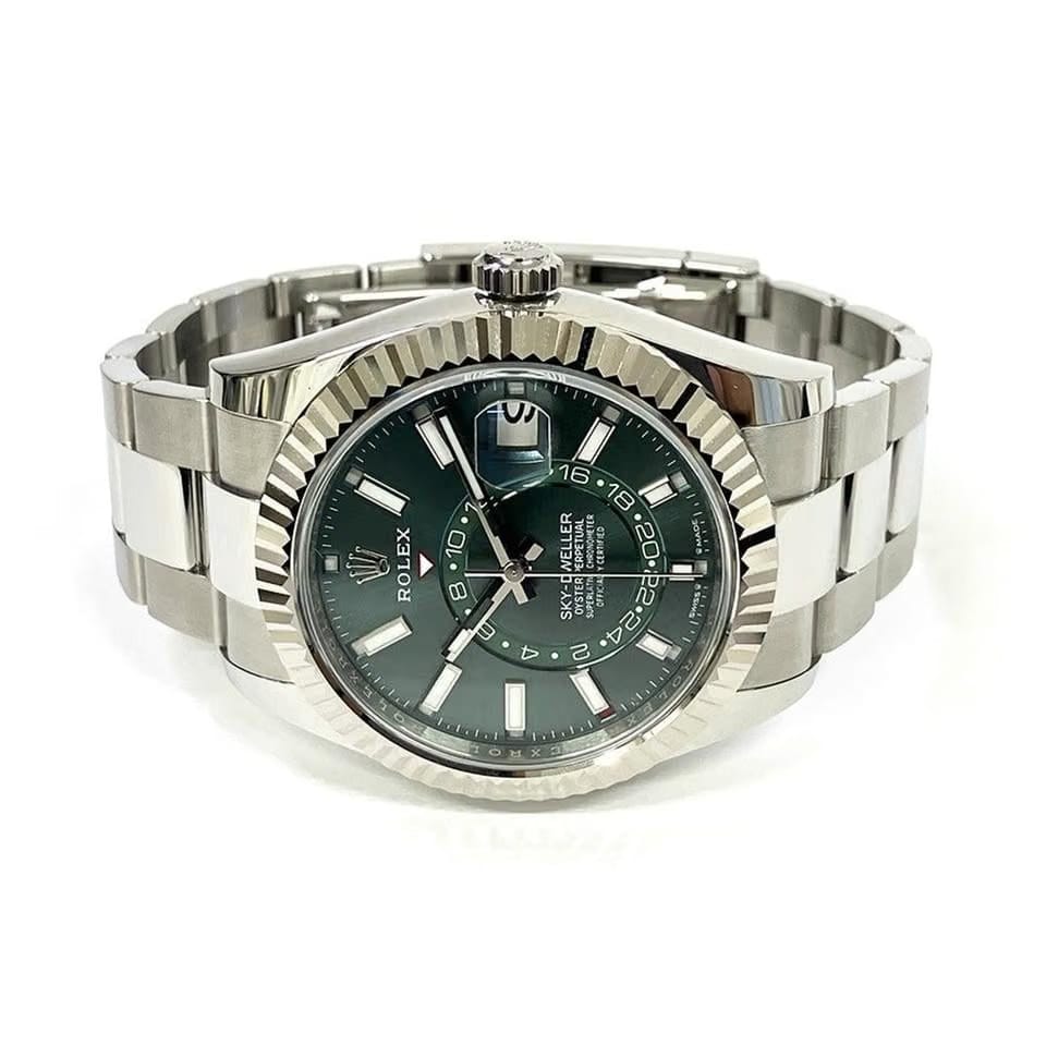 Rolex | Sky-Dweller | 336934-0001 | Steel | 42 mm | Steel | Green | Automatic