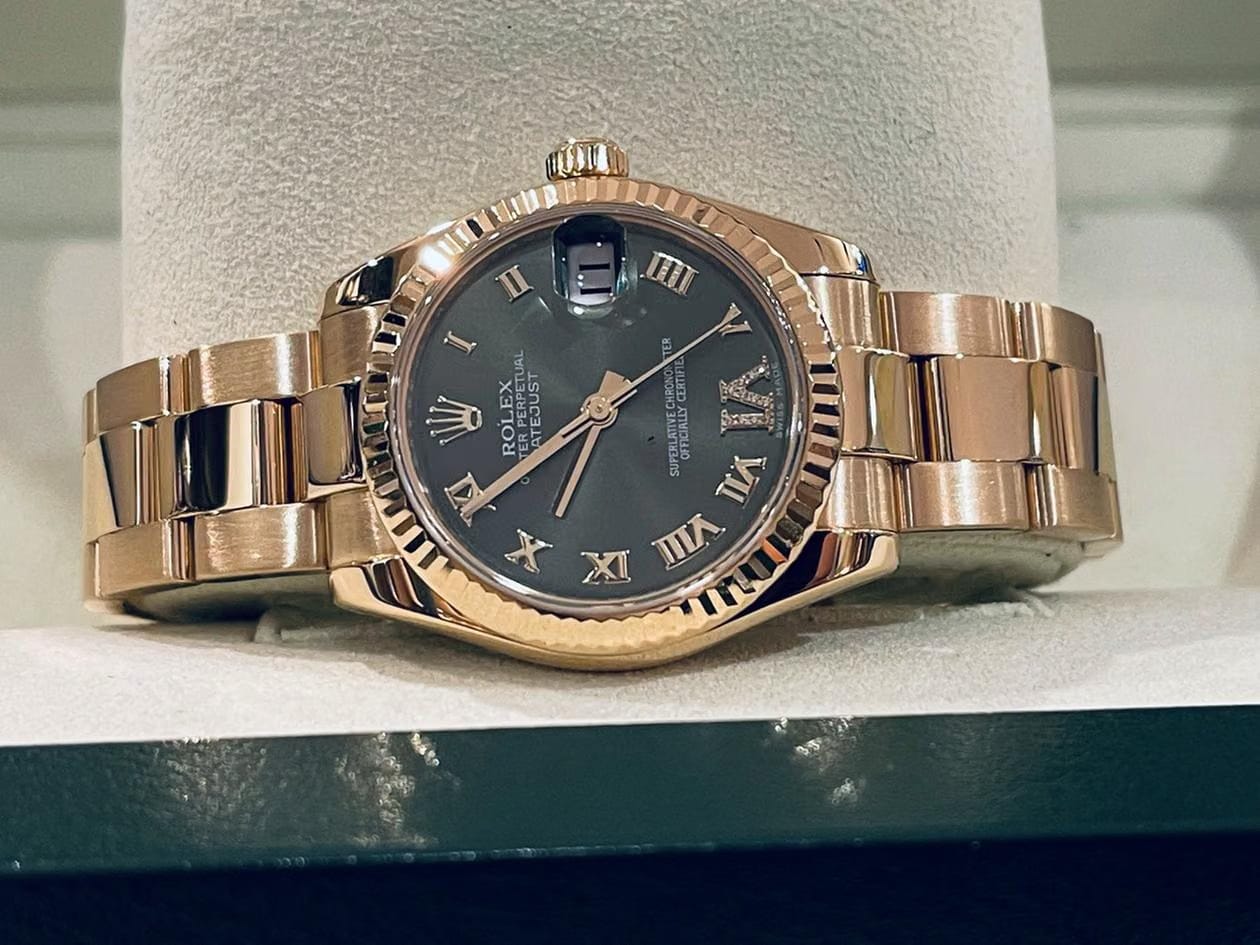 Rolex | Datejust | 178278 | Yellow gold | 31 mm | Yellow gold | Green | Automatic