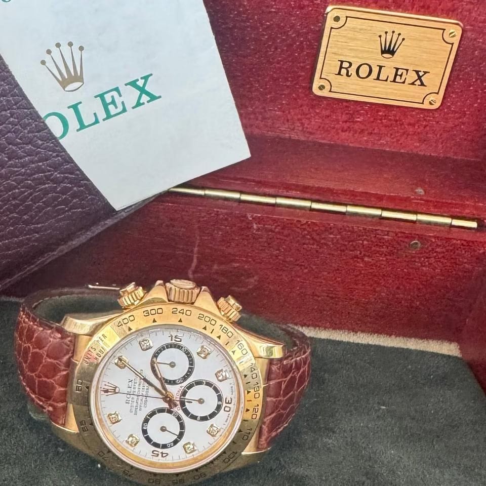 Rolex | Daytona | 16518 | Yellow gold | 40 mm | White | Automatic