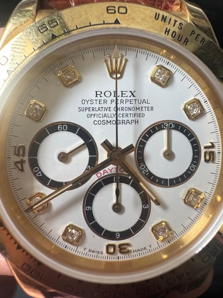 Rolex | Daytona | 16518 | Yellow gold | 40 mm | White | Automatic