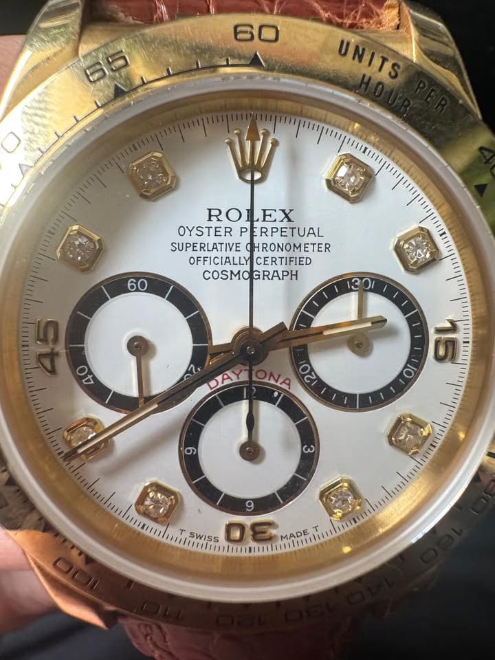 Rolex | Daytona | 16518 | Yellow gold | 40 mm | White | Automatic