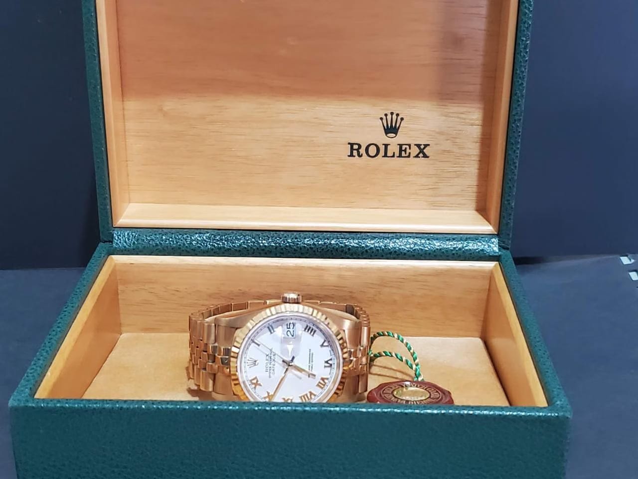 Rolex | Datejust | 16238 | Yellow gold | 36 mm | Yellow gold | White | Automatic