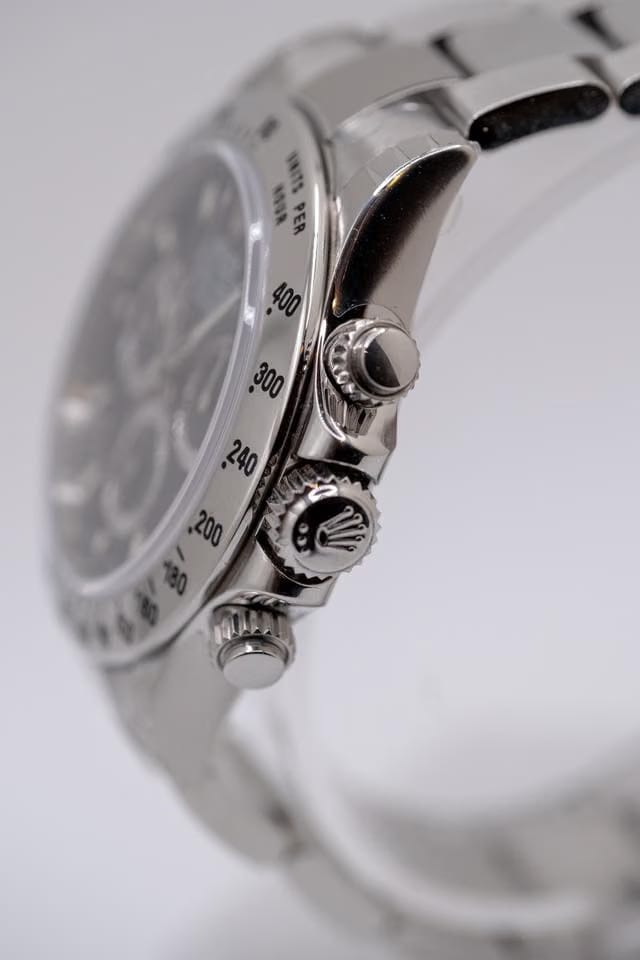 Rolex | Daytona | 116520 | Silver | 40 mm | Steel | Black | Automatic
