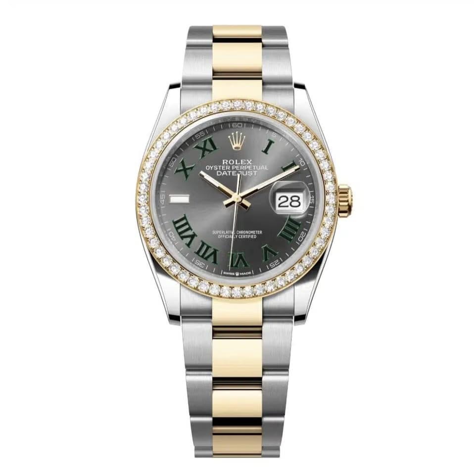 Rolex | Datejust | 126283RBR | Gold/Steel | 36 x 44 mm | Gold/Steel | Grey | Automatic