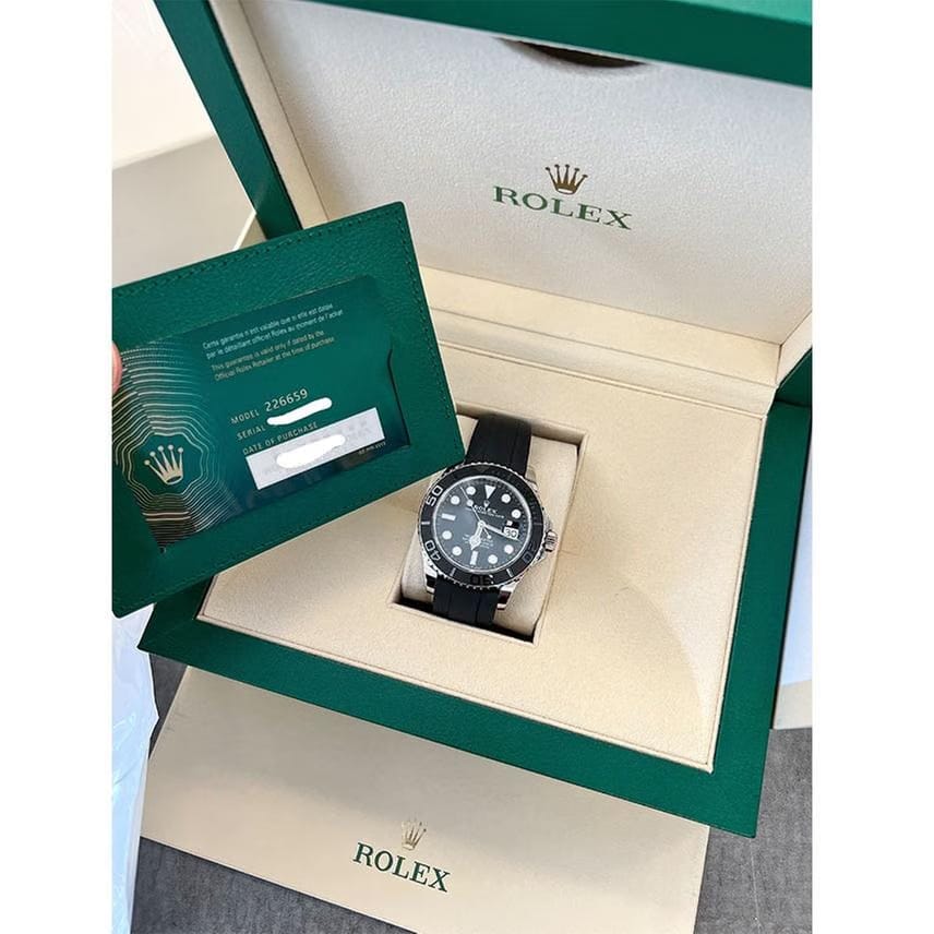 Rolex | Yacht-Master | M226659-0002 | White gold | 42 mm | Rubber | Black | Automatic