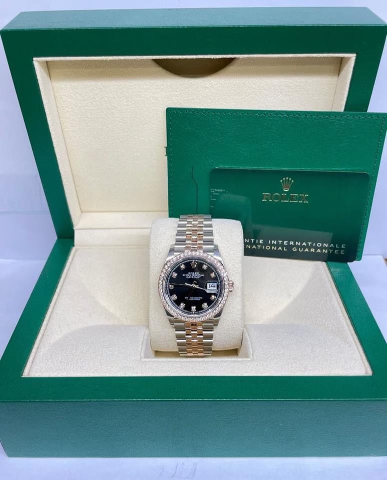 Rolex | Datejust | 126281RBR | Gold/Steel | 36 mm | Gold/Steel | Black | Automatic