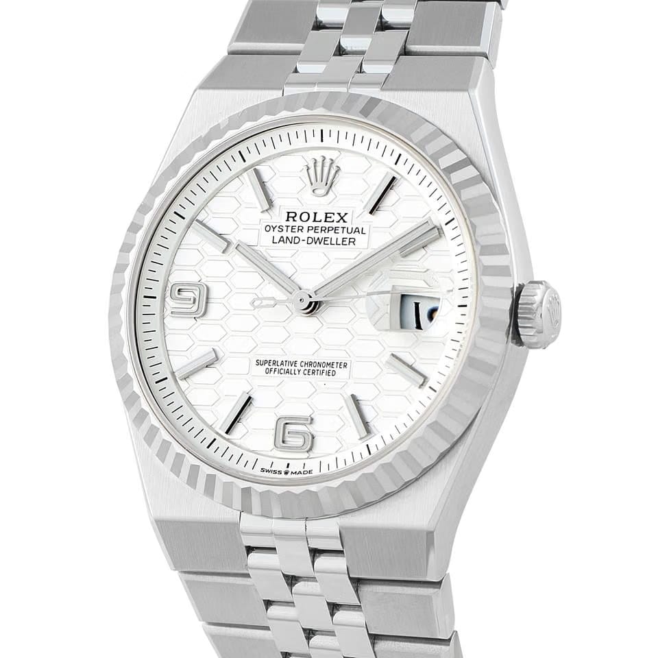 Rolex | Land-Dweller | 127334 | Steel | 40 x 10 mm | Steel | White | Automatic