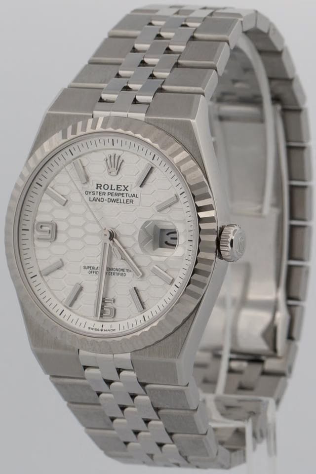 Rolex | Land-Dweller | 127334 | Gold/Steel | 40 mm | Steel | White | Automatic
