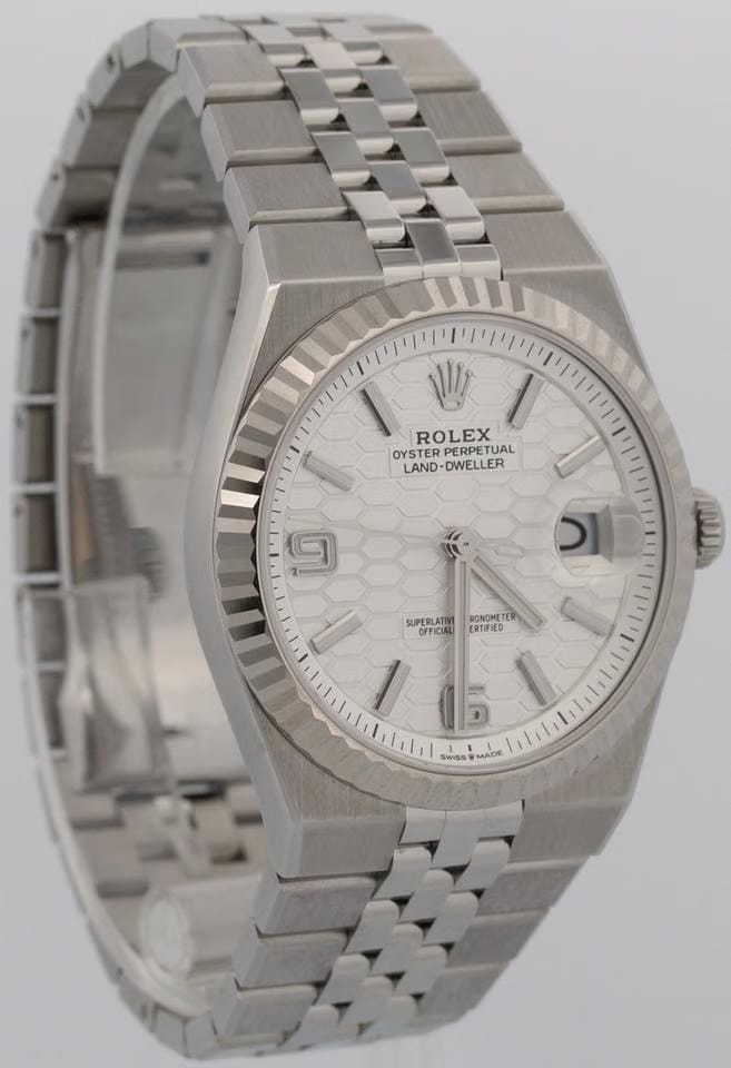 Rolex | Land-Dweller | 127334 | Gold/Steel | 40 mm | Steel | White | Automatic