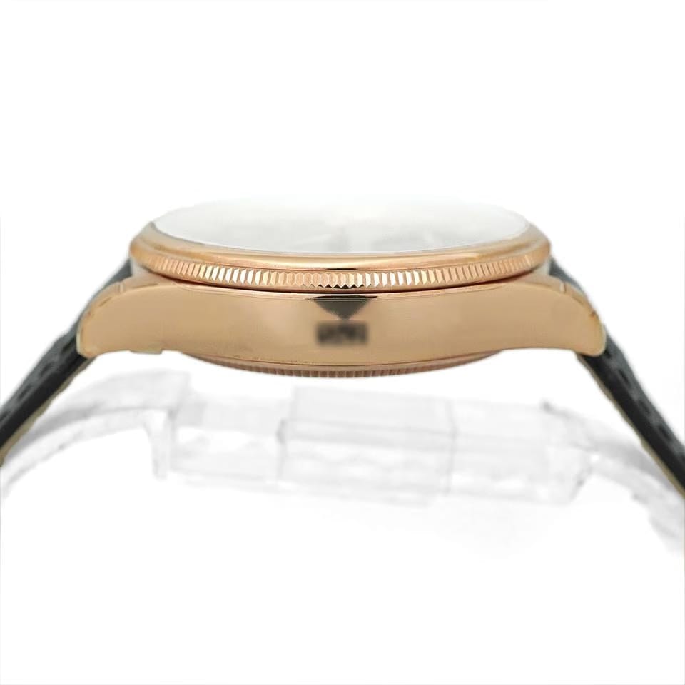 Rolex | Cellini | 50525 | Rose gold | 39 mm | Calf skin | Brown | Automatic