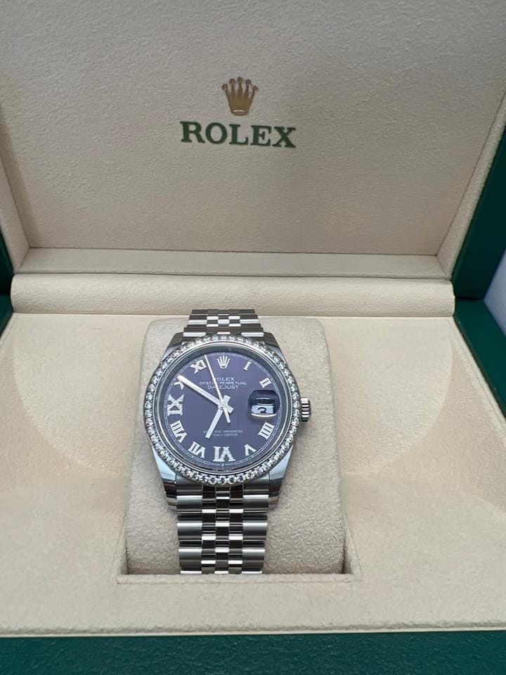 Rolex | Datejust | 126284RBR-0014 | Steel | 36 mm | Gold/Steel | Blue | Automatic
