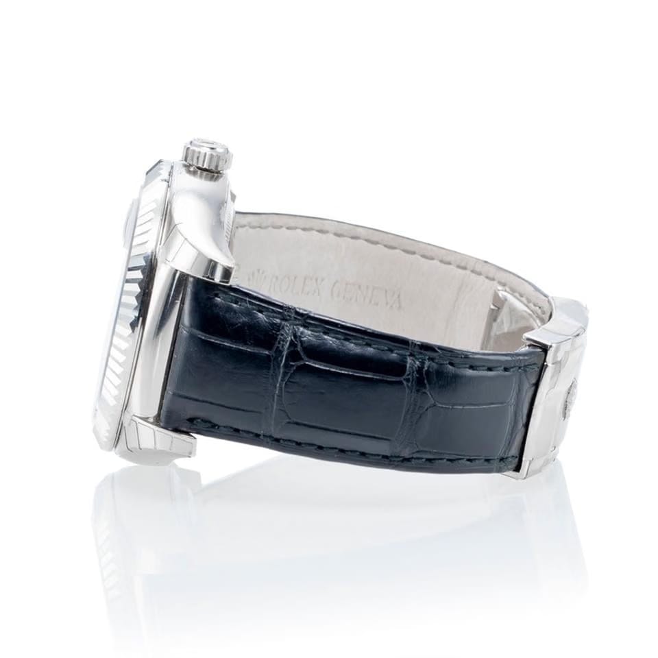 Rolex | Sky-Dweller | 326139 | White gold | 42 mm | Crocodile skin | Black | Automatic