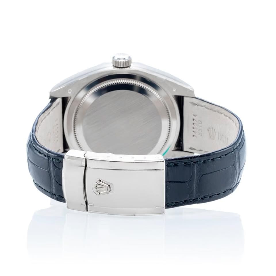 Rolex | Sky-Dweller | 326139 | White gold | 42 mm | Crocodile skin | Black | Automatic