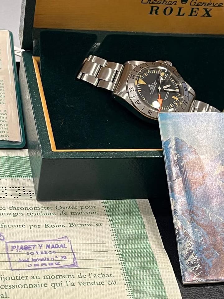 Rolex | Explorer II | 1655 | Steel | 40 x 47 mm | Steel | Black | Automatic