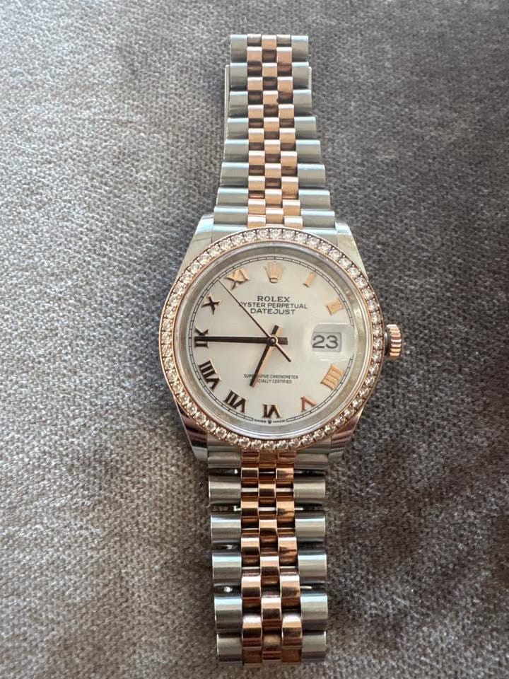 Rolex | Datejust | 126281RBR | Steel | 36 x 44 mm | Gold/Steel | White | Automatic