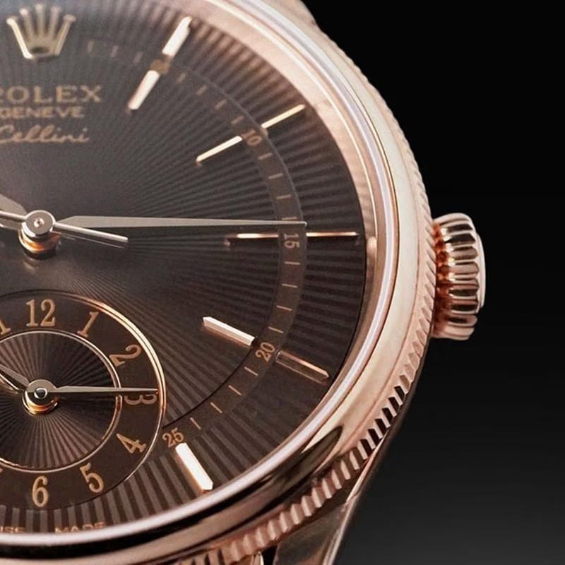 Rolex | Cellini | 50525 | Rose gold | 39 mm | Brown | Automatic