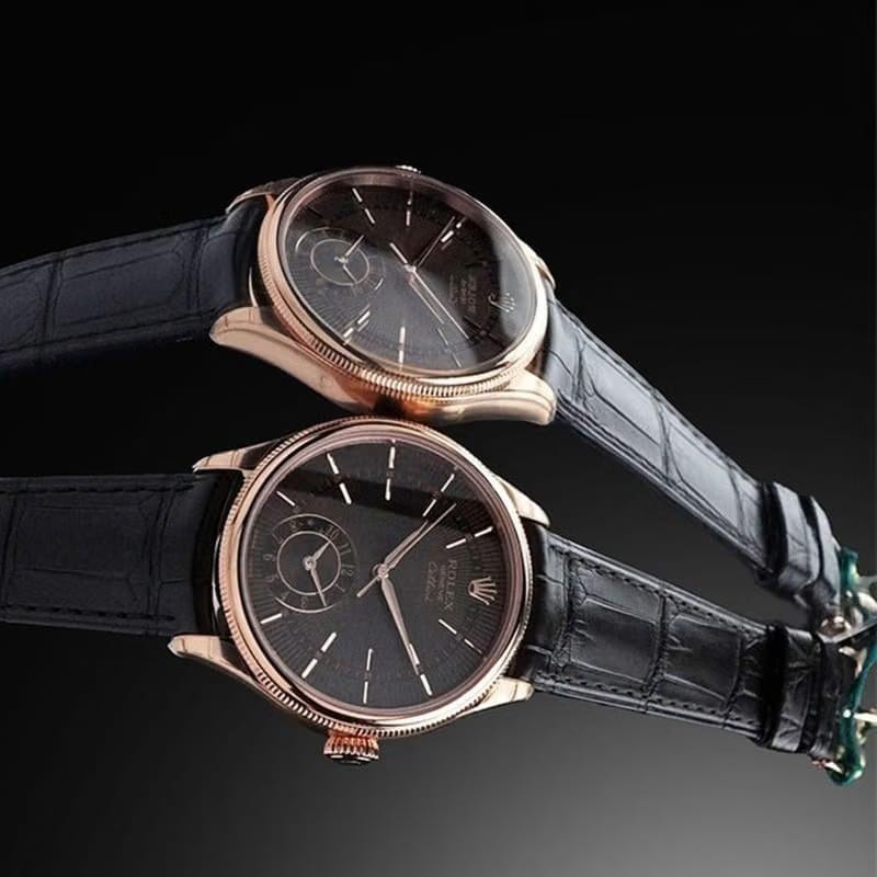 Rolex | Cellini | 50525 | Rose gold | 39 mm | Brown | Automatic