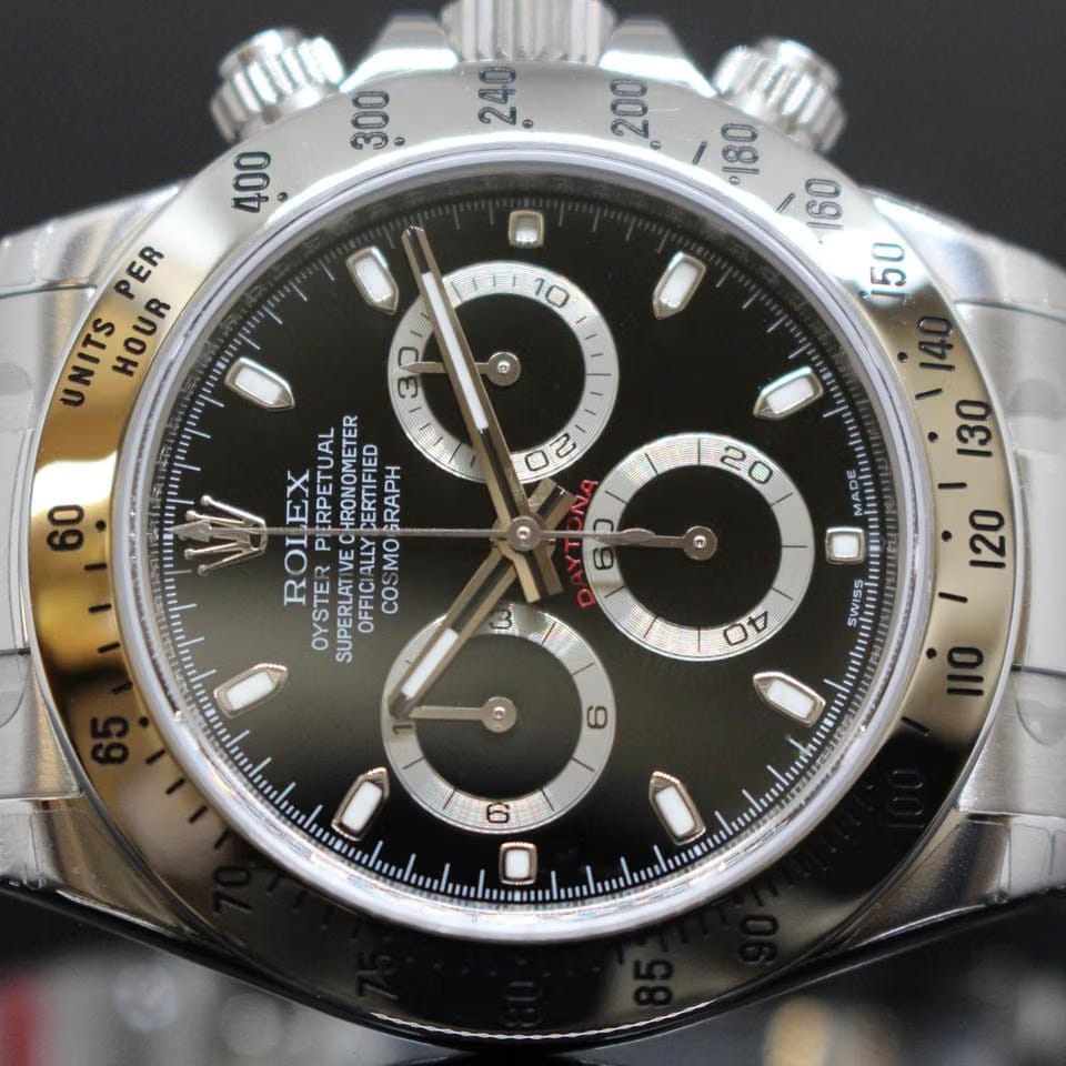Rolex | Daytona | 116520 NOS Full Stickers | Steel | 40 mm | Steel | Black | Automatic