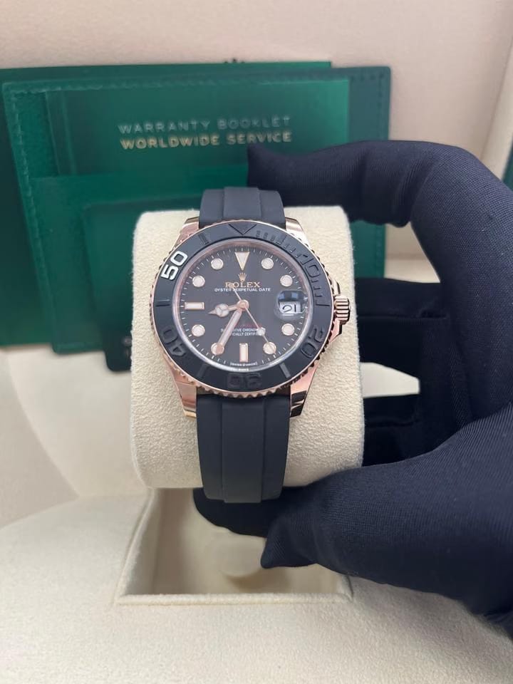 Rolex | Yacht-Master | 268655 | Rose gold | Rubber | Black | Automatic
