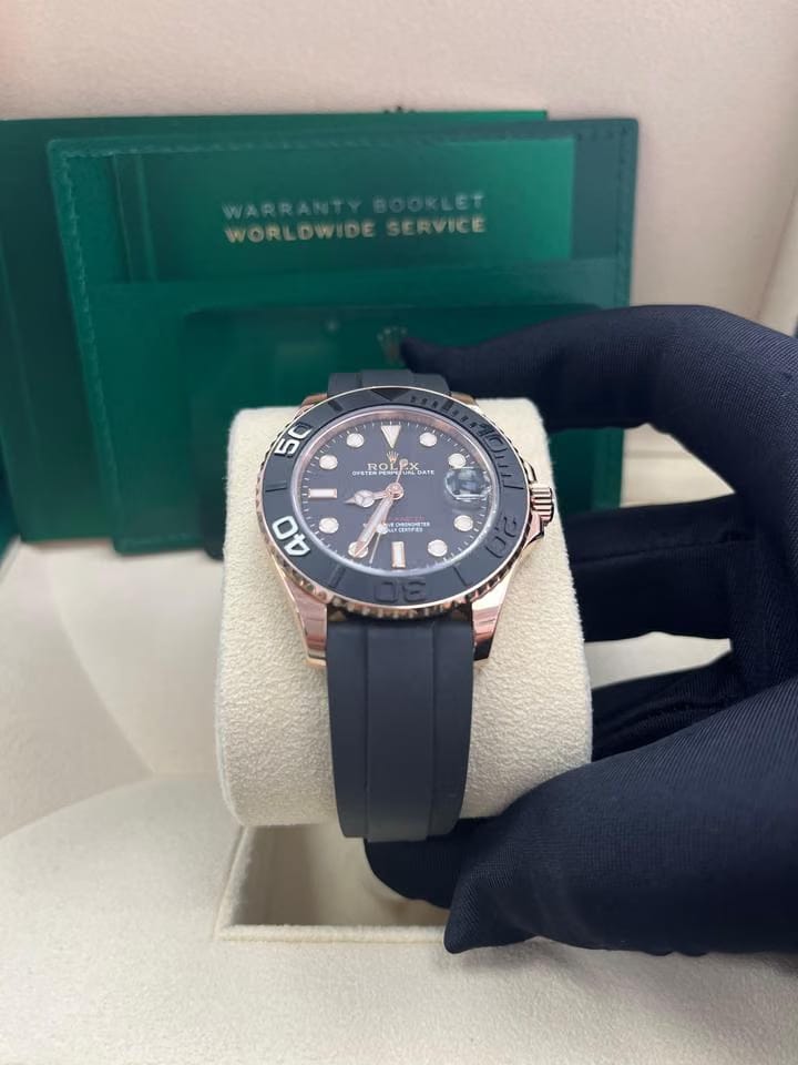 Rolex | Yacht-Master | 268655 | Rose gold | Rubber | Black | Automatic