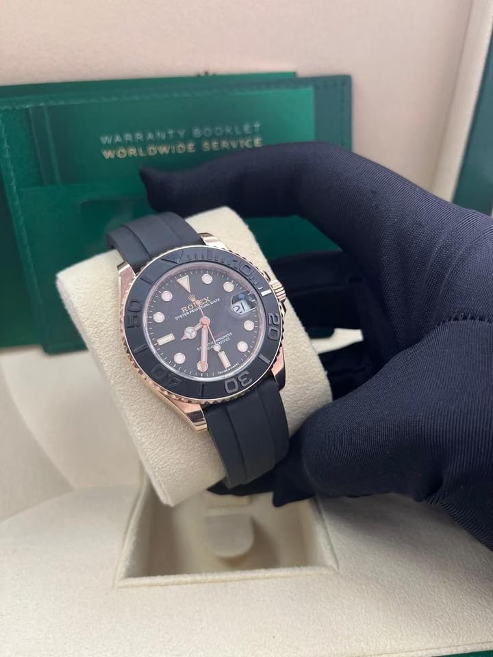 Rolex | Yacht-Master | 268655 | Rose gold | Rubber | Black | Automatic