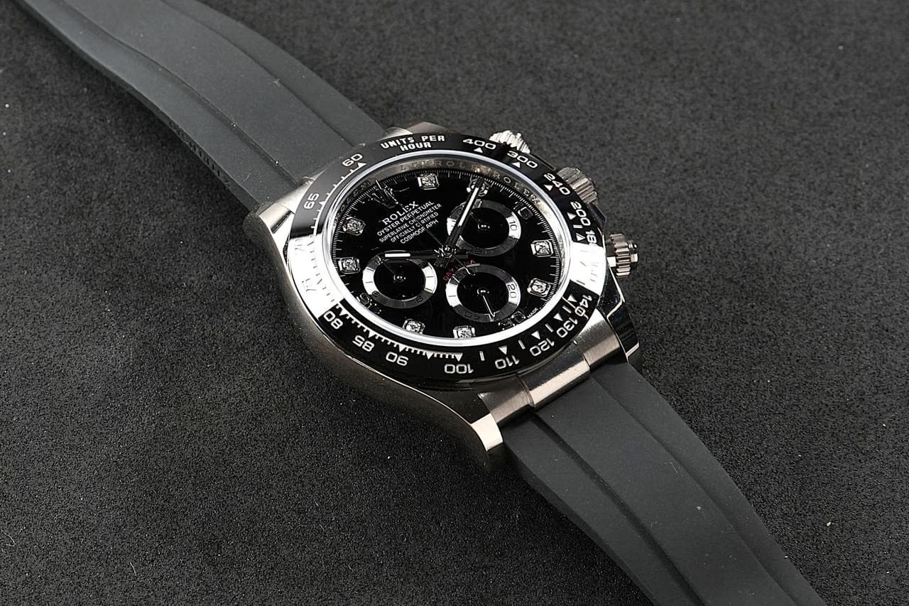 Rolex | Daytona | 116519LN | White gold | 40 mm | Rubber | Black | Automatic