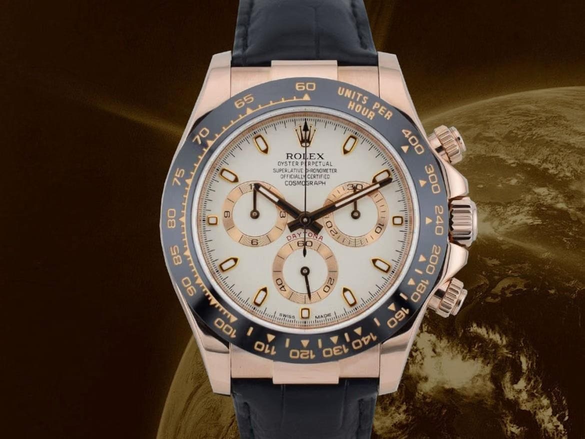 Rolex | Daytona | 116515LN | Rose gold | 40 mm | Leather | Automatic